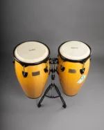 Tycoon Supremo Series Natural 10" & 11" Congas with Black Stand - Image 5