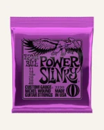 Ernie Ball Power Slinky Nickel Wound Electric Guitar Strings, 11-48 Gauge