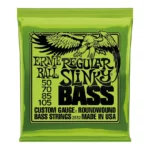 Ernie Ball Regular Slinky Nickel Wound Bass Guitar Strings, 50-105 Gauge - Image 2