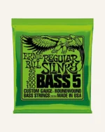 Ernie Ball 5-String Regular Slinky Nickel Wound Bass Guitar Strings, 45-130 Gauge