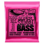 Ernie Ball Super Slinky Nickel Wound Bass Guitar Strings, 45-100 Gauge - Image 2