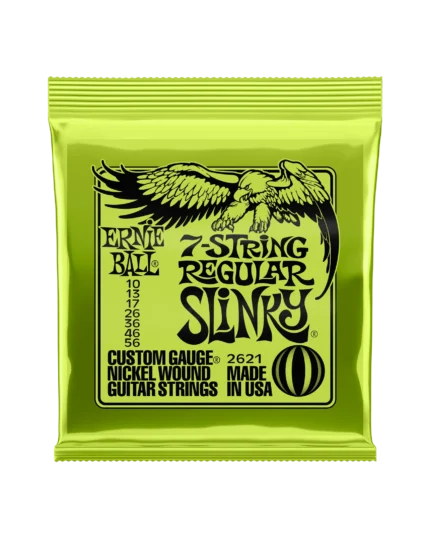 Ernie Ball 7-String Electric Guitar Strings 10–56 – Nickel Wound